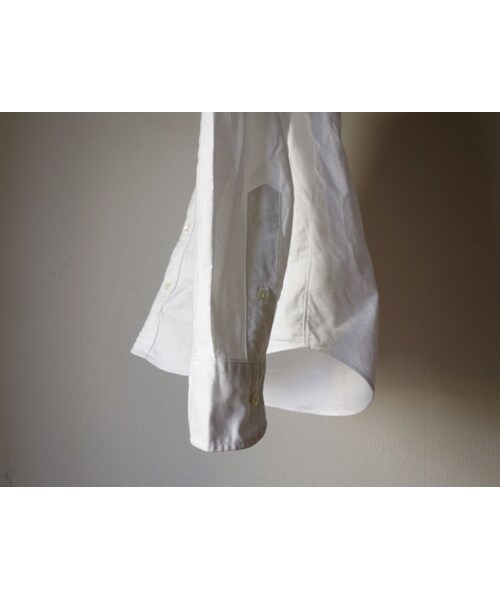 MANUAL ALPHABET（マニュアル アルファベット）の「【お取り寄せ商品】Manual alphabet マニュアルアルファベット  オックスフォードボタンダウンシャツ  ホワイト（シャツ/ブラウス・メンズ・その他）」の12枚目の写真