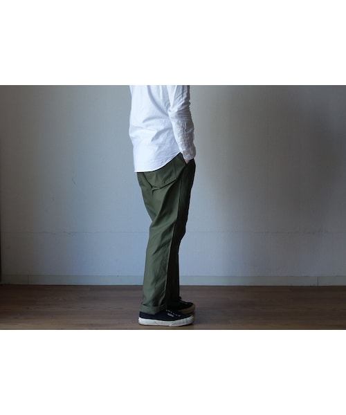 FOB FACTORY（エフオービーファクトリー）の「FOB FACTORY  BAKER PANTS OLV ベイカーパンツ オリーブ（その他パンツ・メンズ・その他）」の3枚目の写真