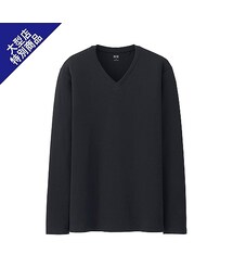 UNIQLO | MEN ソフトタッチVネックT（長袖）(トップス)
