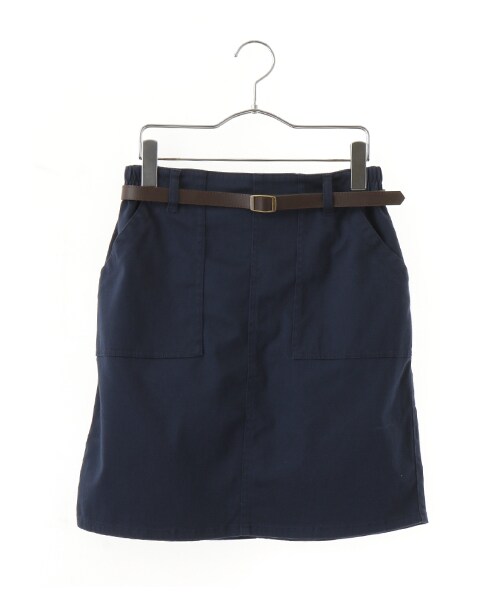 E hyphen world gallery(イーハイフンワールドギャラリー)の「・ベルト付タイトスカート(スカート・オフホワイト/ベージュ/カーキ/ブルー/ネイビー・F)」の5枚目の写真