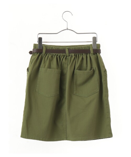 E hyphen world gallery(イーハイフンワールドギャラリー)の「・ベルト付タイトスカート(スカート・オフホワイト/ベージュ/カーキ/ブルー/ネイビー・F)」の7枚目の写真
