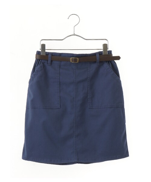 E hyphen world gallery(イーハイフンワールドギャラリー)の「・ベルト付タイトスカート(スカート・オフホワイト/ベージュ/カーキ/ブルー/ネイビー・F)」の4枚目の写真