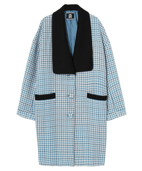 PAMEO POSE(パメオポーズ)の「MIX COLOR COAT(その他アウター・レディース・ブルー/ブラウン・F)」の1枚目の写真