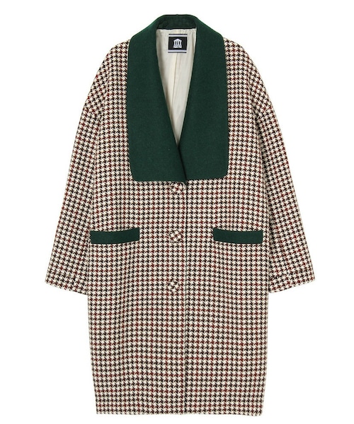 PAMEO POSE(パメオポーズ)の「MIX COLOR COAT(その他アウター・レディース・ブルー/ブラウン・F)」の2枚目の写真