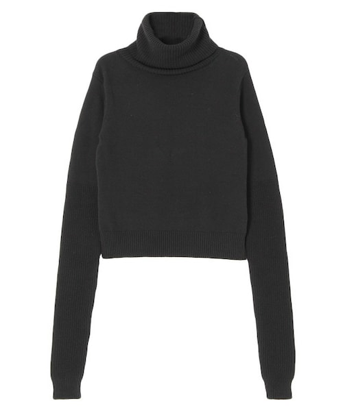 PAMEO POSE（パメオポーズ）の「LOOSE SOCKS KNIT TOP（ニット/セーター・レディース・ホワイト/ブラック・F）」の2枚目の写真