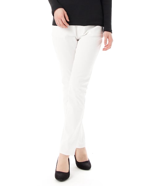 Honeys（ハニーズ）の「カラースキニー７０丈（パンツ・スキニー・レディース・ホワイト/ブルー/カーキ/グレー・ＳＳ/Ｓ/Ｍ/Ｌ/ＬＬ）」の2枚目の写真