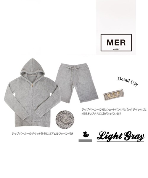 MOERY(モエリー)の「モコモコセットアップ(セットアップ・メンズ・ネイビー/オフホワイト/ライトグレー・S-M/M-L)」の13枚目の写真