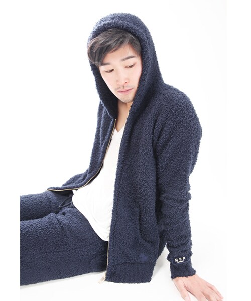 MOERY(モエリー)の「モコモコセットアップ(セットアップ・メンズ・ネイビー/オフホワイト/ライトグレー・S-M/M-L)」の18枚目の写真