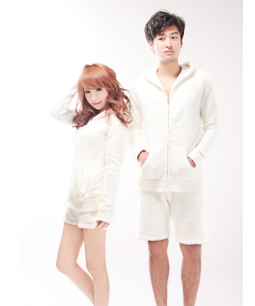 MOERY(モエリー)の「モコモコセットアップ(セットアップ・メンズ・ネイビー/オフホワイト/ライトグレー・S-M/M-L)」の8枚目の写真