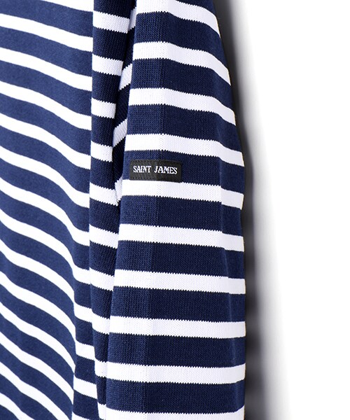 SAINT JAMES（セントジェームス）の「OUESSANT-2016新作-（トップス・メンズ・ホワイト/ナチュラル/ダークネイビー・3/4/5）」の8枚目の写真