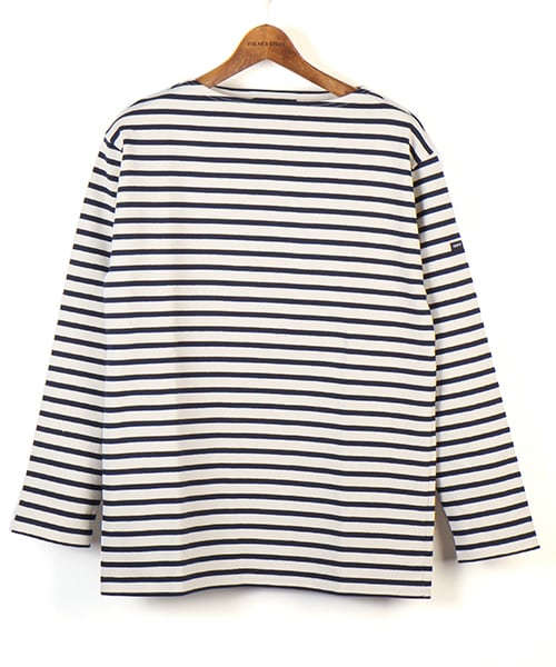 SAINT JAMES（セントジェームス）の「OUESSANT-2016新作-（トップス・メンズ・ホワイト/ナチュラル/ダークネイビー・3/4/5）」の2枚目の写真
