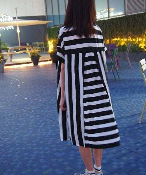 FRAPBOIS（フラボア）の「ピュールＴ（ワンピース・レディース・ブラック・1）」の2枚目の写真