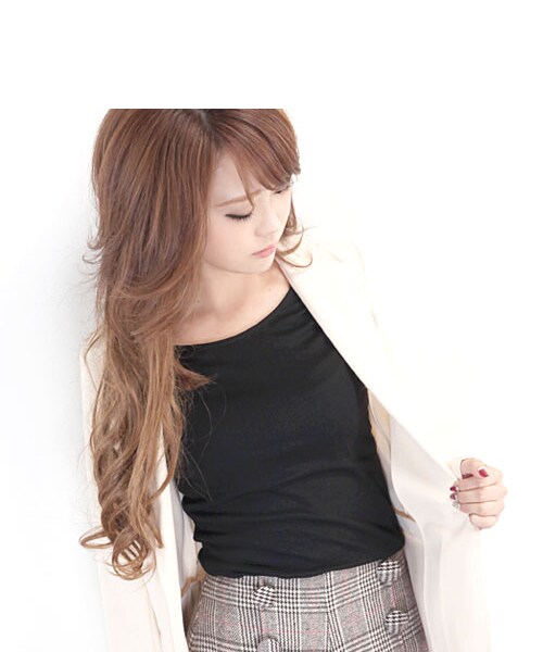 Rocotta by MOERY（ロコッタ）の「BACKラウンドロングTシャツ（Tシャツ/カットソー・レディース・ホワイト/ブラック/グレー/ネイビー・FREE）」の7枚目の写真