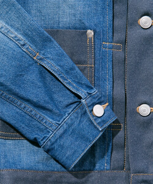 08sircus（ゼロエイトサーカス）の「Co×Pe denim remake jacket ブルー（その他・メンズ・BLU/IND/SAX・1/2）」の6枚目の写真