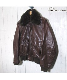 schott（ショット）の「USA SCHOTT G-1型 レザーフライトジャケット 茶