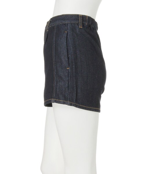 dazzlin（ダズリン）の「【sb】カットデニムショートパンツ（パンツ・レディース・ブルー/インディゴ・S/M）」の4枚目の写真