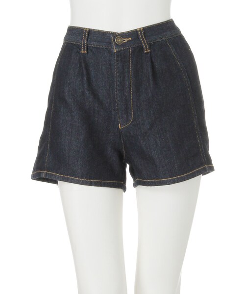dazzlin（ダズリン）の「【sb】カットデニムショートパンツ（パンツ・レディース・ブルー/インディゴ・S/M）」の3枚目の写真