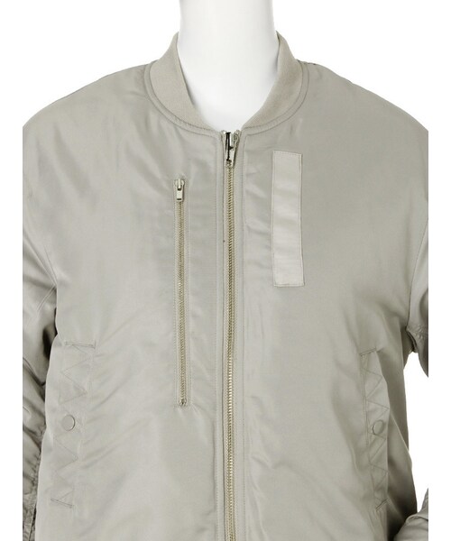 MURUA（ムルーア）の「【CASUAL】W ZIPブルゾン（ジャケット/アウター・レディース・ホワイト/グレー/ブラック・S/M）」の8枚目の写真