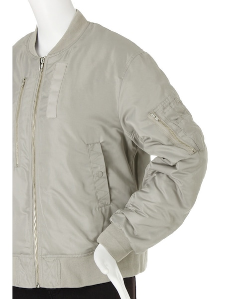 MURUA（ムルーア）の「【CASUAL】W ZIPブルゾン（ジャケット/アウター・レディース・ホワイト/グレー/ブラック・S/M）」の9枚目の写真