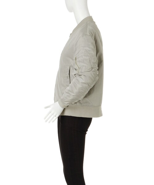 MURUA（ムルーア）の「【CASUAL】W ZIPブルゾン（ジャケット/アウター・レディース・ホワイト/グレー/ブラック・S/M）」の6枚目の写真