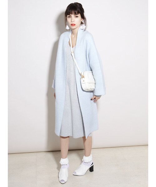 MURUA(ムルーア)の「【SHOES】フリンジサボ(シューズ・レディース・ホワイト/ブラック・35/36/37)」の6枚目の写真