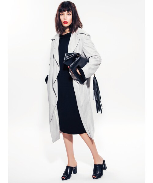 MURUA(ムルーア)の「【SHOES】フリンジサボ(シューズ・レディース・ホワイト/ブラック・35/36/37)」の7枚目の写真