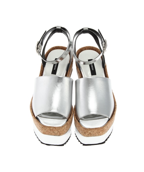 MURUA（ムルーア）の「【SHOES】Deepカバーサンダル（シューズ・レディース・ホワイト/ブラック/シルバー・35/36/37）」の9枚目の写真