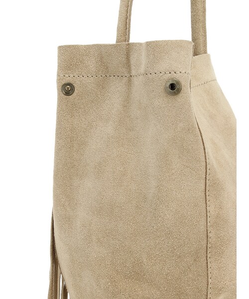Ungrid（アングリッド）の「スウェードフリンジショルダーBAG（バッグ・レディース・グレー/ベージュ・F）」の10枚目の写真