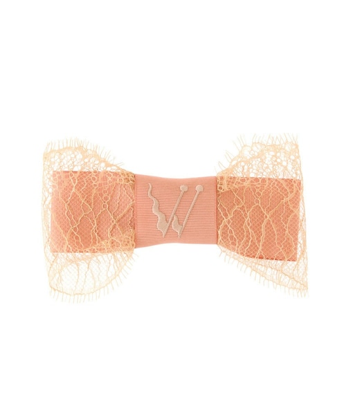 PAMEO POSE（パメオポーズ）の「WALTZ RIBBON VALLETTA（バレッタ/ヘアクリップ・レディース・ブラック/ピンク/グリーン・F）」の3枚目の写真