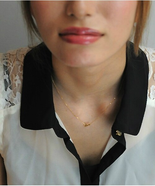 les desseins de DIEU（レデッサンドゥデュー）の「レ デッサン ドゥ デュー 583 ネーム パーソナライズド オーダー ネックレス（ネックレス・レディース・ゴールド・40cm）」の7枚目の写真