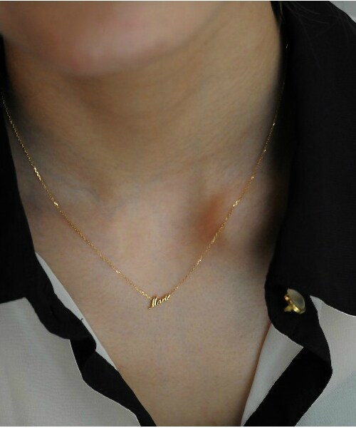 les desseins de DIEU（レデッサンドゥデュー）の「レ デッサン ドゥ デュー 583 ネーム パーソナライズド オーダー ネックレス（ネックレス・レディース・ゴールド・40cm）」の8枚目の写真