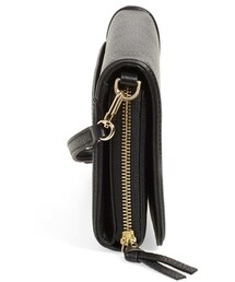 値下げ！TORY BURCH トリーバーチ THEA WALLET Tory Burch Womens 146467 Thea Pebbled Leather With Gold-tone