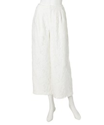 MERCURYDUO | 【DUO】 エフォートレスレースワイドパンツ(パンツ)