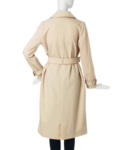 RESEXXY（リゼクシー）の「ロングマニッシュトレンチコート（ジャケット/アウター・レディース・ブラック/ベージュ・F）」の8枚目の写真