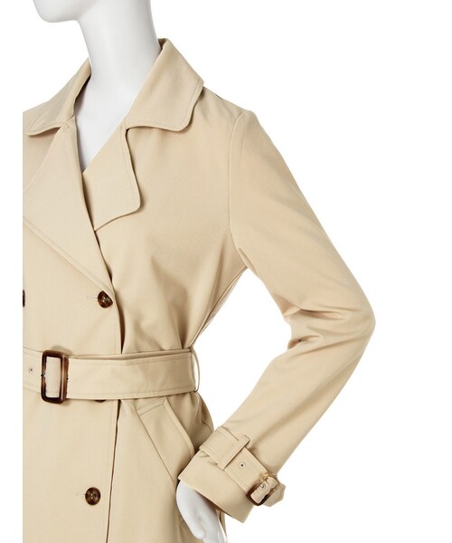 RESEXXY（リゼクシー）の「ロングマニッシュトレンチコート（ジャケット/アウター・レディース・ブラック/ベージュ・F）」の10枚目の写真