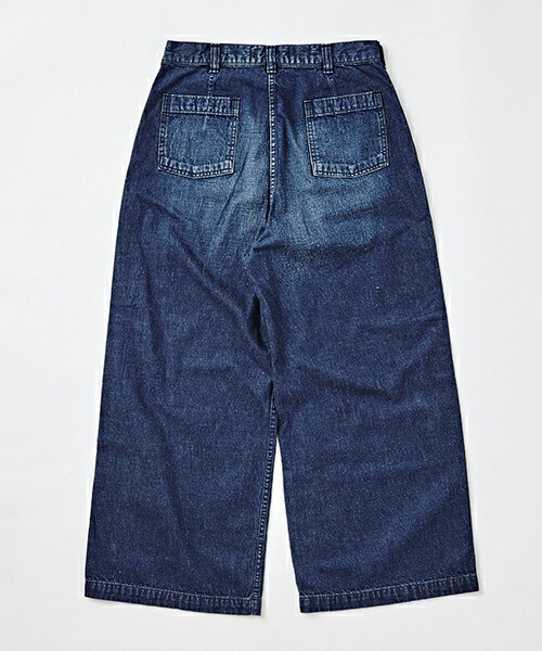Johnbull Private labo（ジョンブルプライベートラボ）の「ワイドジーンズ（デニムパンツ・レディース・ブルー・X-SMALL/SMALL/MEDIUM/LARGE）」の2枚目の写真
