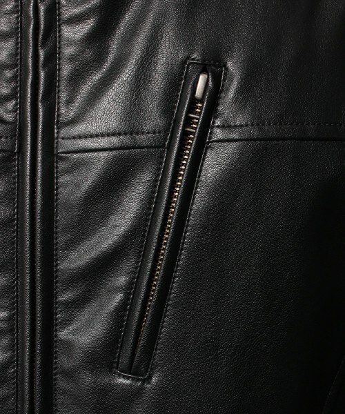 glory crew（グローリークルー）の「【2016 SS新作】シングルライダースブルゾン（ライダースジャケット・メンズ・ブラック/ベージュ/カーキ/キャメル・MEDIUM/LARGE/LL）」の11枚目の写真