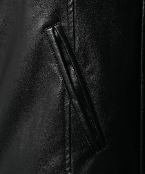 glory crew（グローリークルー）の「【2016 SS新作】シングルライダースブルゾン（ライダースジャケット・メンズ・ブラック/ベージュ/カーキ/キャメル・MEDIUM/LARGE/LL）」の12枚目の写真