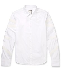 WOOYOUNGMI | Wooyoungmi Slim-Fit Grosgrain-Trimmed Cotton-Poplin Shirt(シャツ/ブラウス)