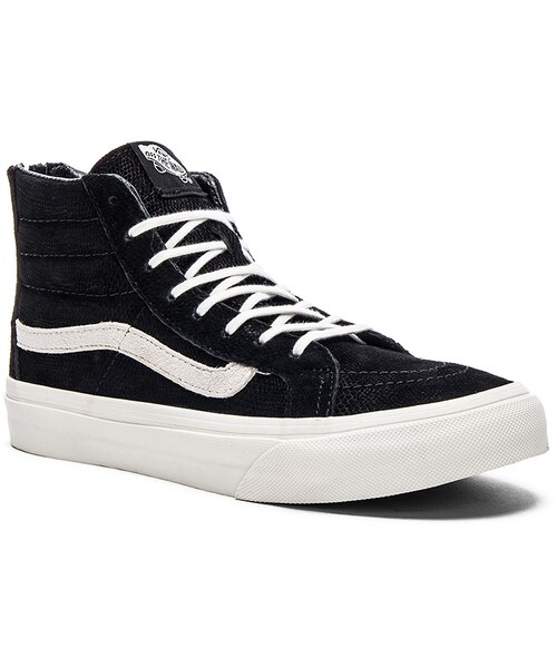 VANS(バンズ)の「Vans SK8-Hi Slim Zip Sneaker(スニーカー・レディース・Black・6/6.5/7.5/8/8.5/9/9.5/10)」の2枚目の写真