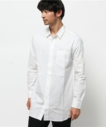 UNION STATION | 【コムド・コットン】ロング無地シャツ(シャツ/ブラウス)