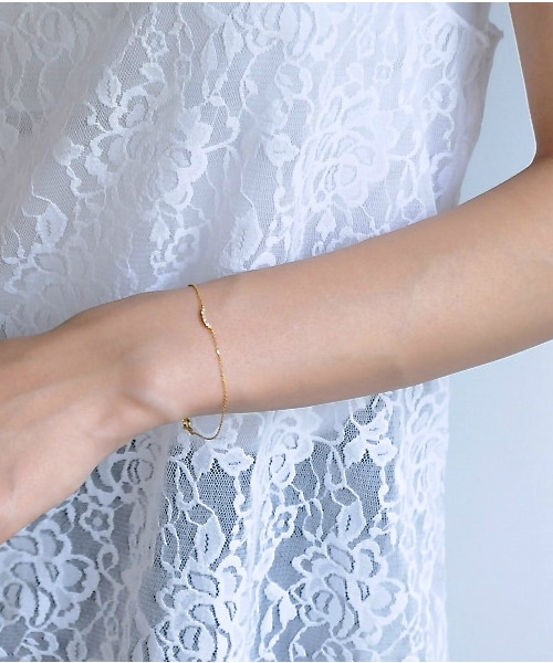 two ply（トゥープライ）の「トゥー プライ 181 ダイヤモンド コリアー ブレスレット（ブレスレット・レディース・ゴールド・16.5cm）」の6枚目の写真