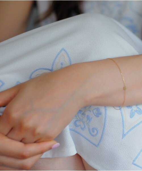 les desseins de DIEU（レデッサンドゥデュー）の「レデッサンドゥデュー 401 ヘキサグラム 六芒星 ブレスレット（ブレスレット・レディース・ゴールド・16.5cm）」の6枚目の写真