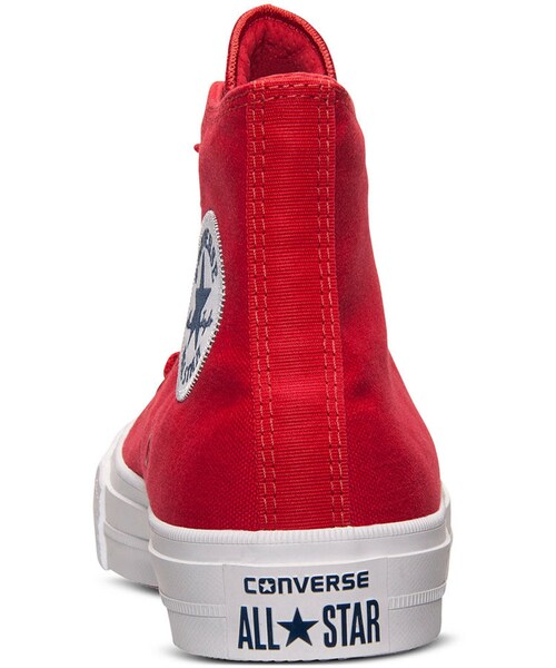 CONVERSE（コンバース）の「Converse Women's Chuck Taylor All Star II Hi Casual Sneakers from Finish Line（スニーカー・レディース・Red・6/6.5/7.5/8/8.5/9.5）」の5枚目の写真