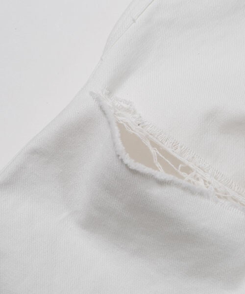 VIRGOwearworks（ヴァルゴウェアワークス）の「DAMAGE EVERY クラストパンツ（パンツ・メンズ・WHITE/BLACK・2/3/4）」の9枚目の写真