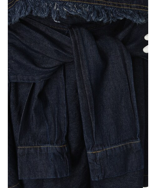 dazzlin（ダズリン）の「【sc】フリンジデニムセットアップ（ワンピース/ドレス・レディース・ホワイト/ブルー/インディゴ・S(トップス)/S(ショートパンツ)/M(トップス)/M(ショートパンツ)）」の12枚目の写真