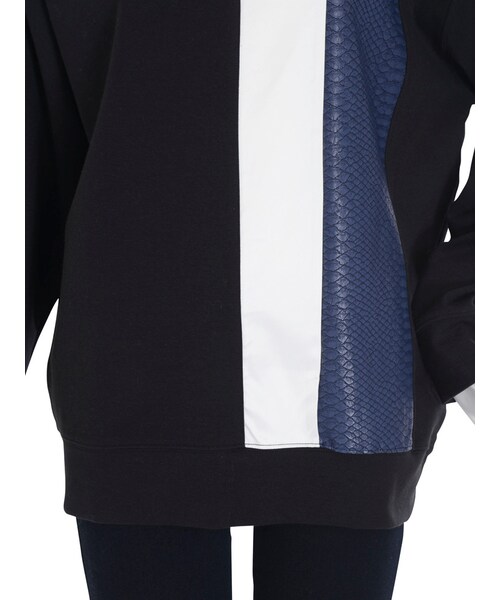 EMODA（エモダ）の「LINE MIXトップ（トップス・レディース・ホワイト/グレー/ブラック・F）」の9枚目の写真