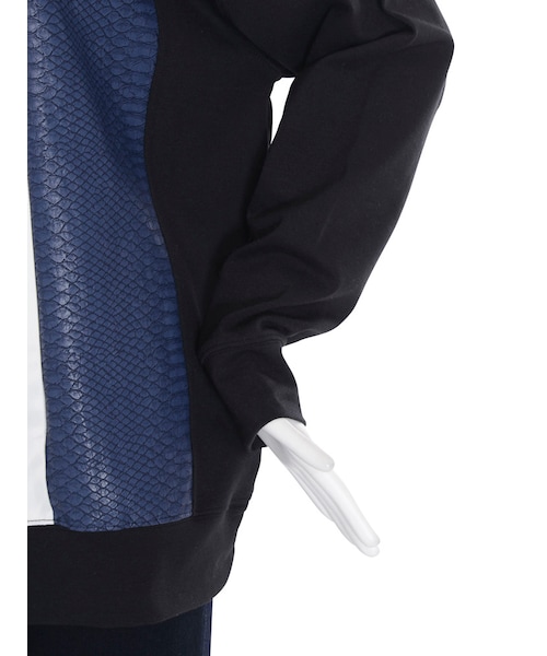 EMODA（エモダ）の「LINE MIXトップ（トップス・レディース・ホワイト/グレー/ブラック・F）」の10枚目の写真