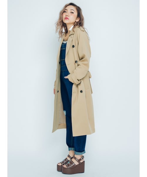 EVRIS（エヴリス）の「スタッズ厚底サンダル（シューズ・レディース・ホワイト/ブラック/ブラウン(WEB限定)）」の6枚目の写真