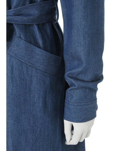GYDA（ジェイダ）の「デニムチェスタージャケット（ジャケット/アウター・レディース・ブルー/インディゴ・F）」の9枚目の写真